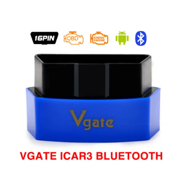 Vgate iCar3 Bluetooth OBDII OBD2 ELM327 iCar 3 диагностический интерфейс для Android|diagnostic interface|bluetooth obdii