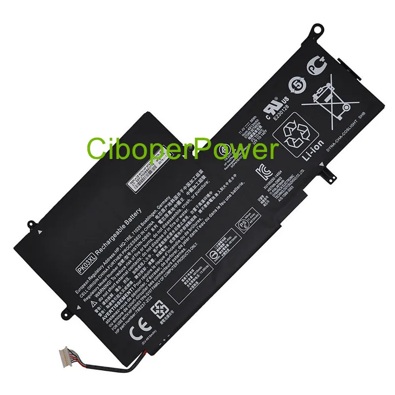 Оригинальное качество для Pro X360 Spectre 13 PK03XL HSTNN DB6S 6789116 005 11 4 V 56WH|Аккумуляторы