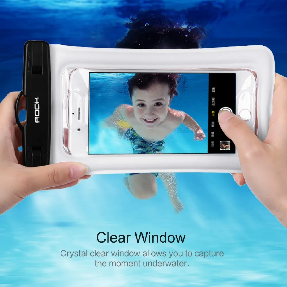 ROCK универсальная водостойкая сумка для телефона iPhone X 6 дюймов или меньше XS 8 7 5