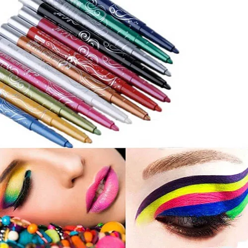 12 Цветов Профессиональный Макияж Подводка для глаз Liner Pencil Красота набор