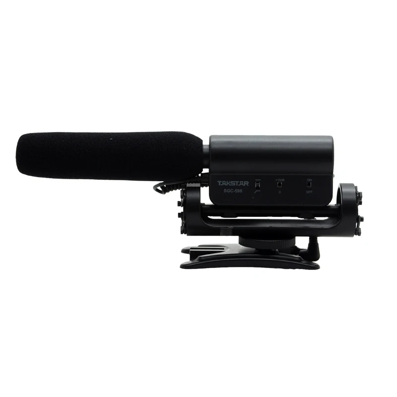 TAKSTAR SGC 598 противоударный Горячий башмак конденсаторный микрофон с записывающим