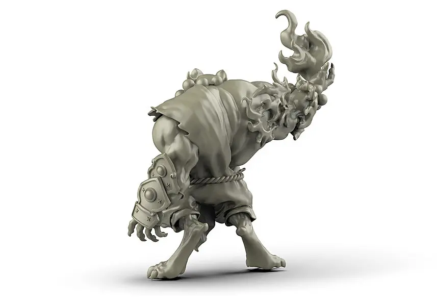 [Loong Way Miniatures] Durgin краска Forge Ikari of Fire 54 мм Смола миниатюрная|Аксессуары для