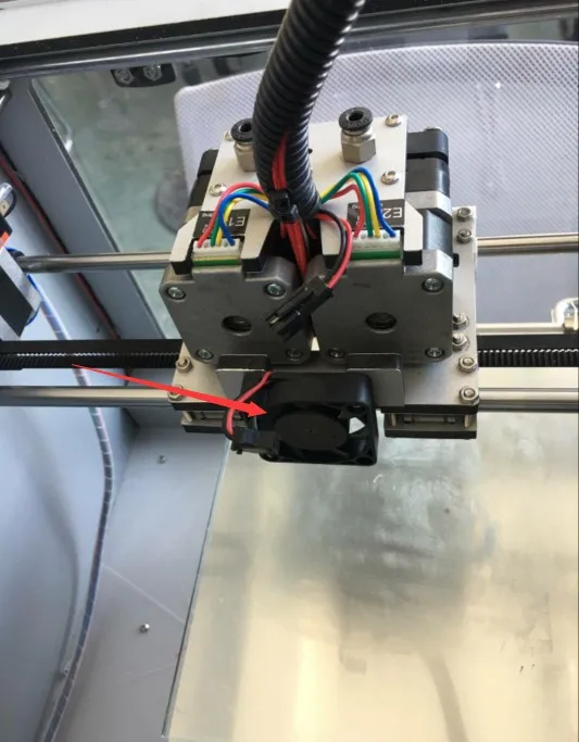 2 наконечник шт. охлаждающий вентилятор для BIBO 2 Touch 3d принтера