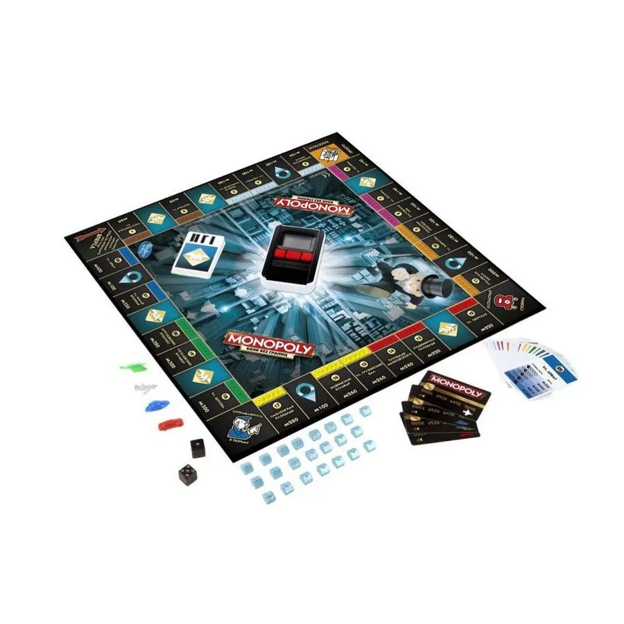 Монополия с банковскими картами обновленная Hasbro B6677121|board game|game monopolygames board games |