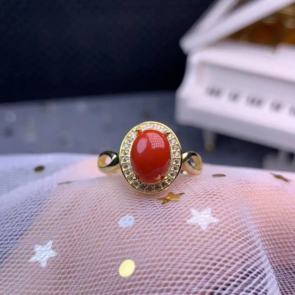 Ювелирные изделия KJJEAXCMY boutique Женское кольцо из серебра 925 пробы с инкрустацией