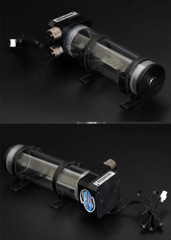 Syscooling 450L/L DC12V G1/4 водяного охлаждения циркуляционный насос с 163 мм резервуар для воды SC-P60B