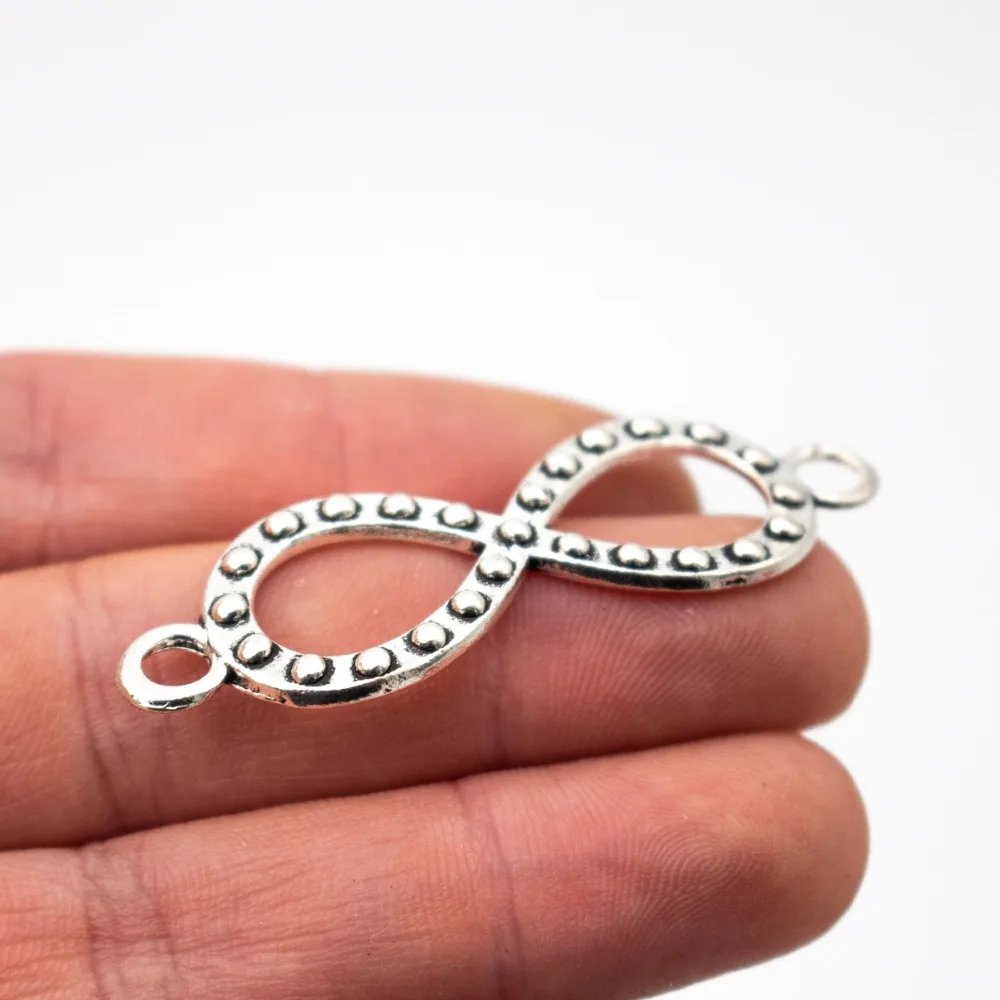 5 units antique silver infinite pendant for bracelet charms jewelry finding suppliers D-3-374 | Украшения и аксессуары