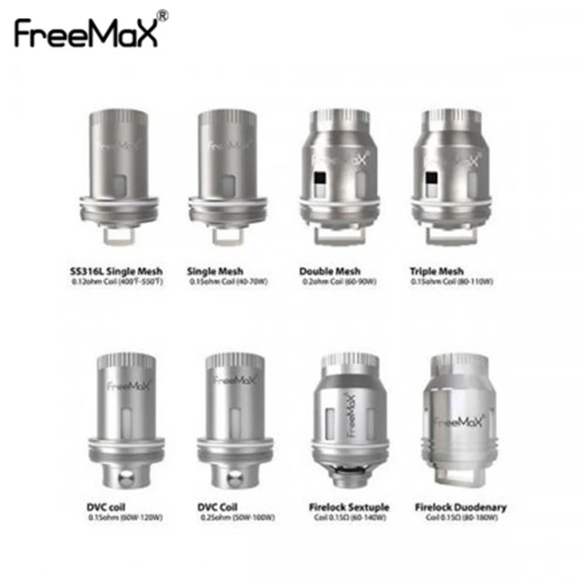 Оригинальный Freemax Kanthal/Triple/Quad/Single/Double Mesh Coil & SS316 одинарный сетчатый катушка