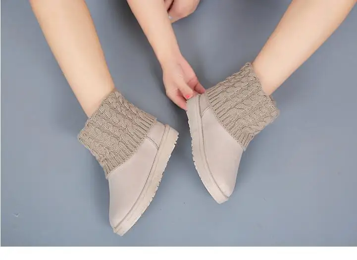 Новинка года; модные зимние шерстяные теплые ботинки; botas mujer; зимние женские ботинки с украшением в виде пуговиц; ботинки на платформе; ботильоны; sh005