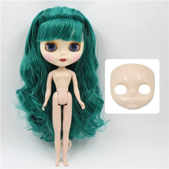 normal body doll Заводская кукла blyth 1/6 bjd нормальное/шарнирное тело 30 см, руки AB и Лицевая панель как подарки - Цвет: normal body doll