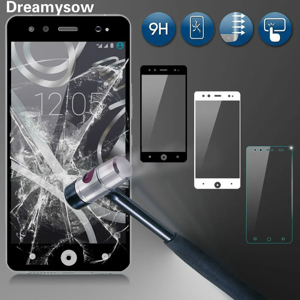 2.5D защитное закаленное стекло 9H для BQ Aquaris X Pro U2 Lite V Plus полное покрытие защита