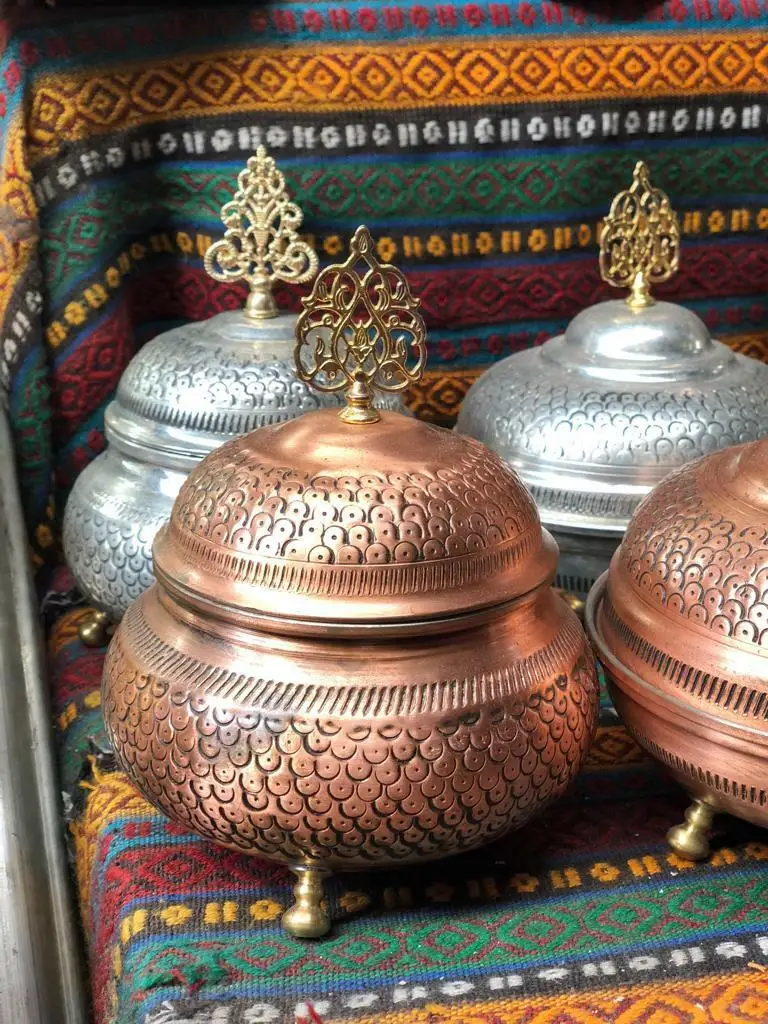 Шикарная Выгравированная Copperplate винтажный подарок Турецкая Сладкая