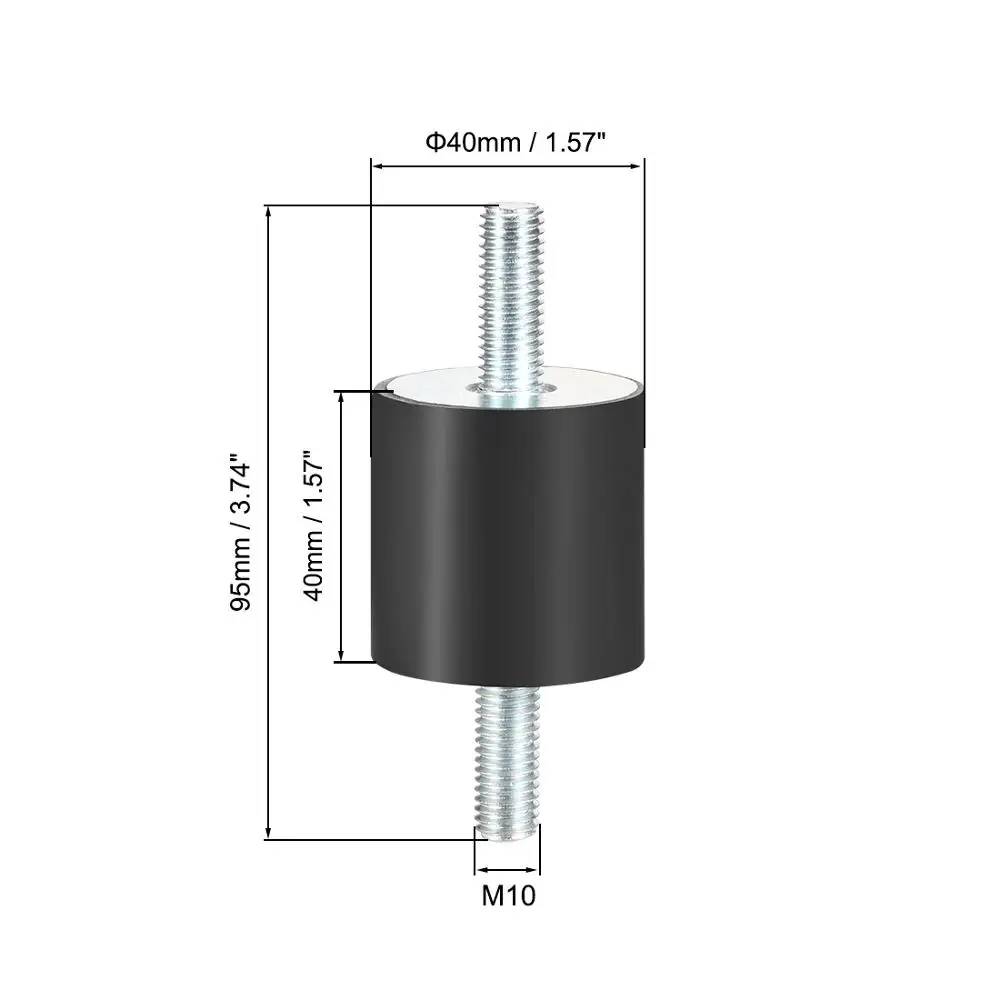 UXCELL 1 шт. крепления D40xH40/D30xH40/D40xH30/D40xH30 резиновый Вибрационный изолятор амортизатор