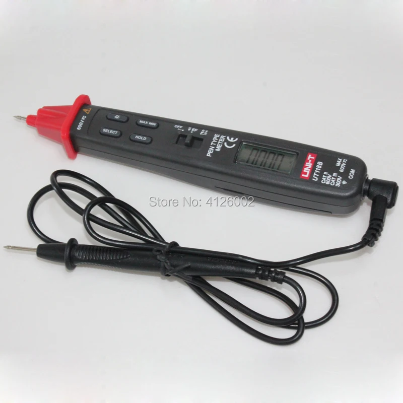 UNI T UT118B ручка типа цифровой мультиметр Напряжение/сопротивление/емкость тест