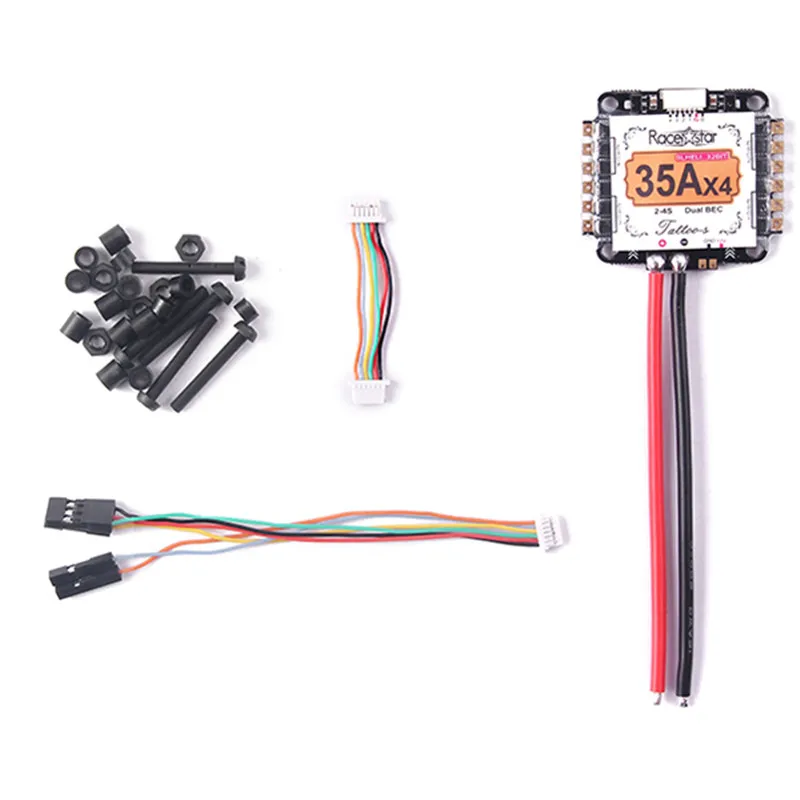 Горячее предложение racerstar Tatto_S 25A 4 в 1 2-4 S ST/ARM Blheli_32 Dshot1200 готов двойной BEC FPV-системы