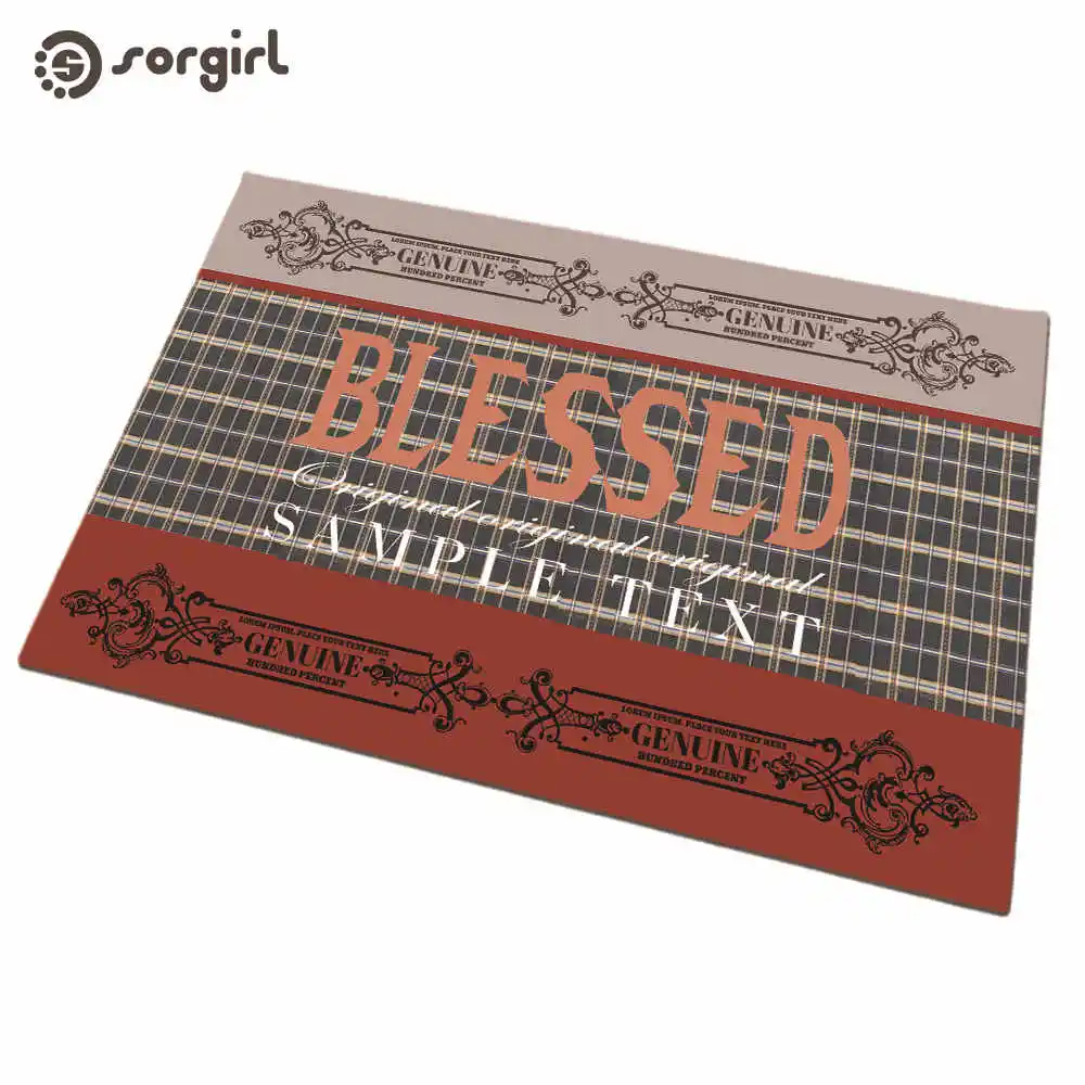 

Добро пожаловать в дом, благородный раковинный дверной коврик, коврик для входной двери, коврик для входа в помещение, экологически чистый н...