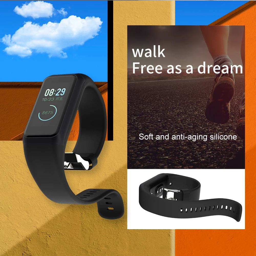SIKAI силикон ремешок для часов Huami Amazfit Cor 2 Замена удобные цветные часы-браслет полосы для Huami midong Cor 1 band