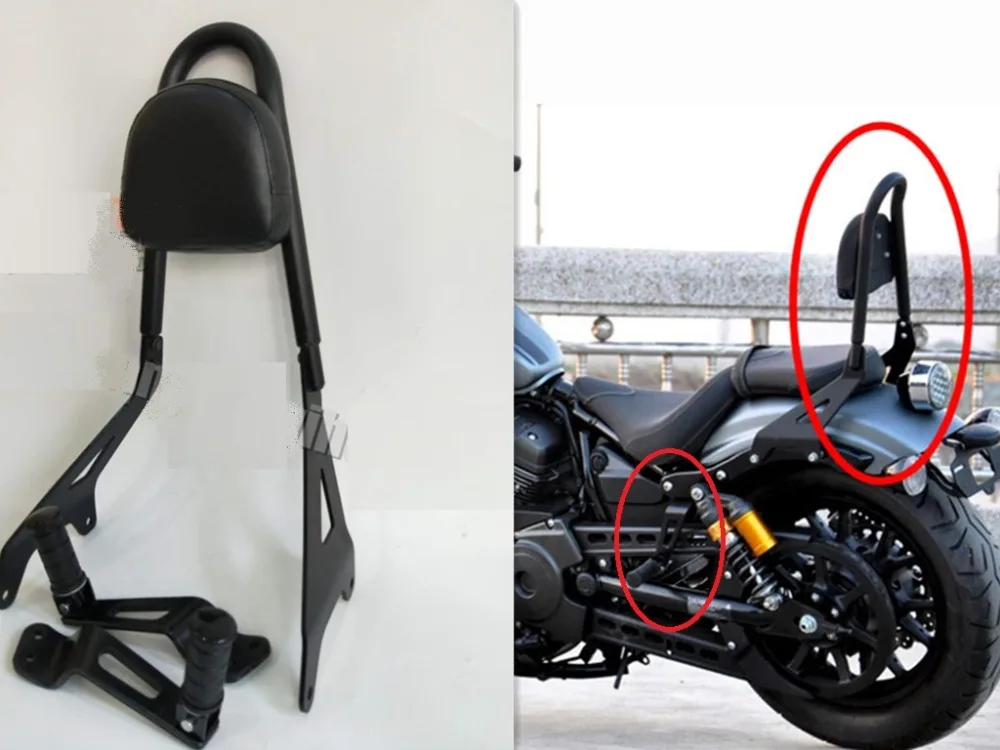 Спинка Сисси Бар и задние Пассажирские подножки левый и правый для Yamaha Star Bolt XV950 C R Spec