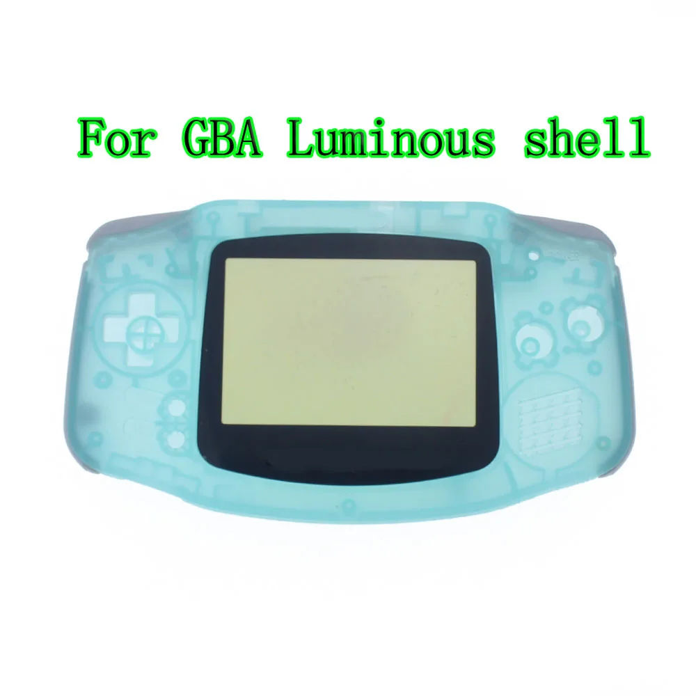 A YuXi сменный светящийся прозрачный чехол для Nintendo GBA корпус чехол для Gameboy Advance консоль кнопки отвертка - Цвет: A