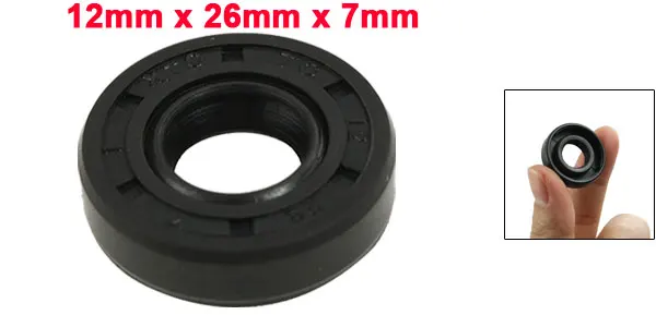 UXCELL 12 мм X 26 7 Tc резиновая пружина с двойным сальником для губ|oil shaft seals|shaft sealdouble lip