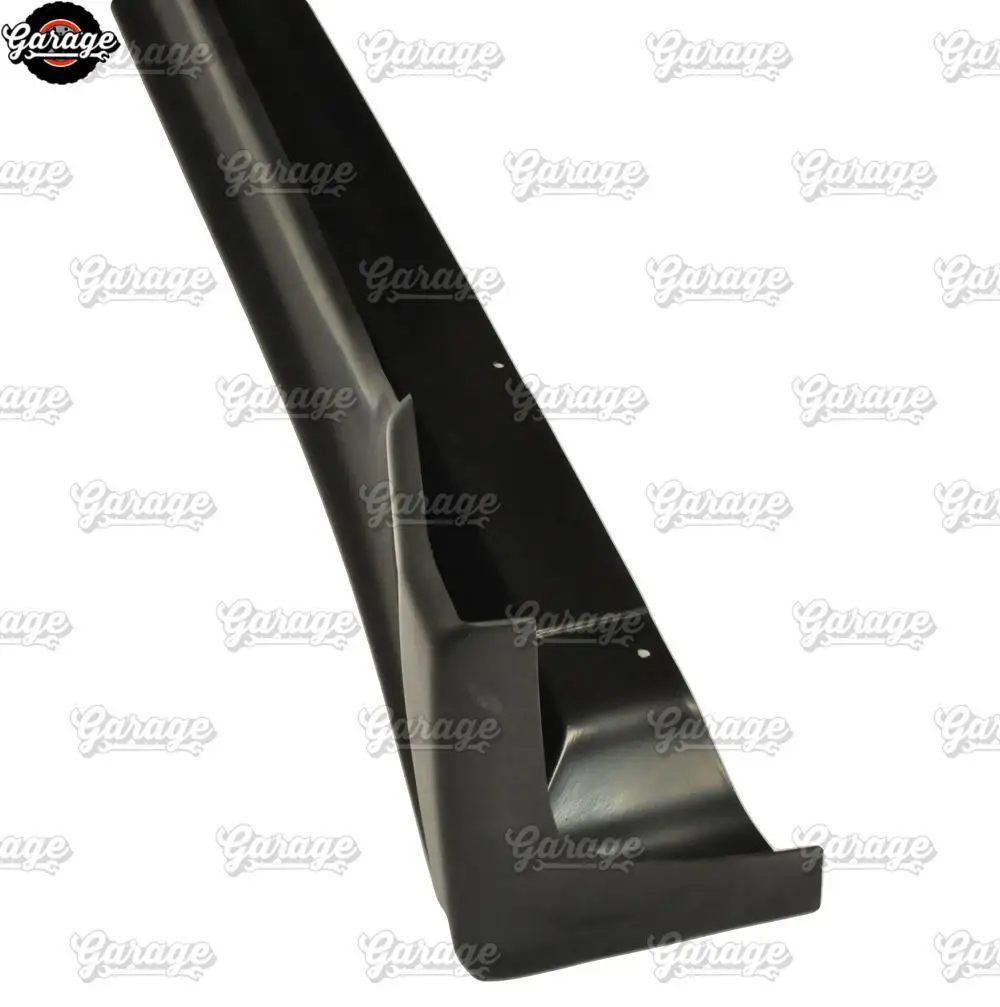 Боковые юбки для Mitsubishi Lancer 10 2007- дверных порогов ABS пластиковые накладки обвес аксессуары Тюнинг автомобиля Стайлинг
