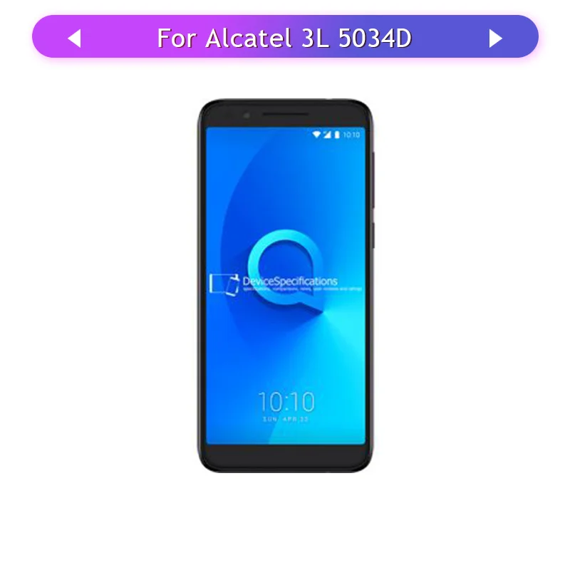 1 шт. экран для Alcatel 3L 5034D 5034 ЖК-дисплей сенсорный экран в сборе стеклянная панель дигитайзер сенсорный датчик дигитайзер, стекло