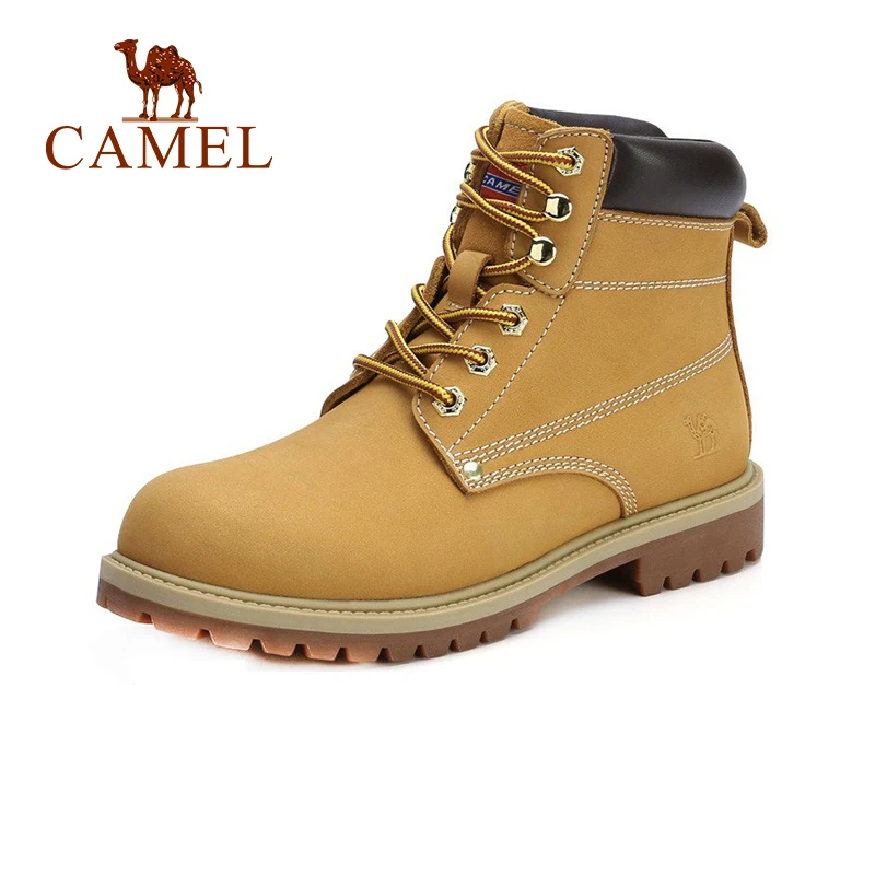 CAMEL/Женские рабочие полусапожки коллекция 2018 года модные зимние Ботинки martin