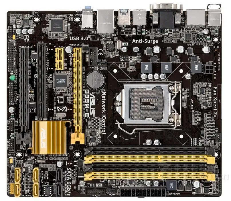 Socket LGA 1150 для ASUS B85M E оригинал используется настольных ПК Intel H81 материнская плата
