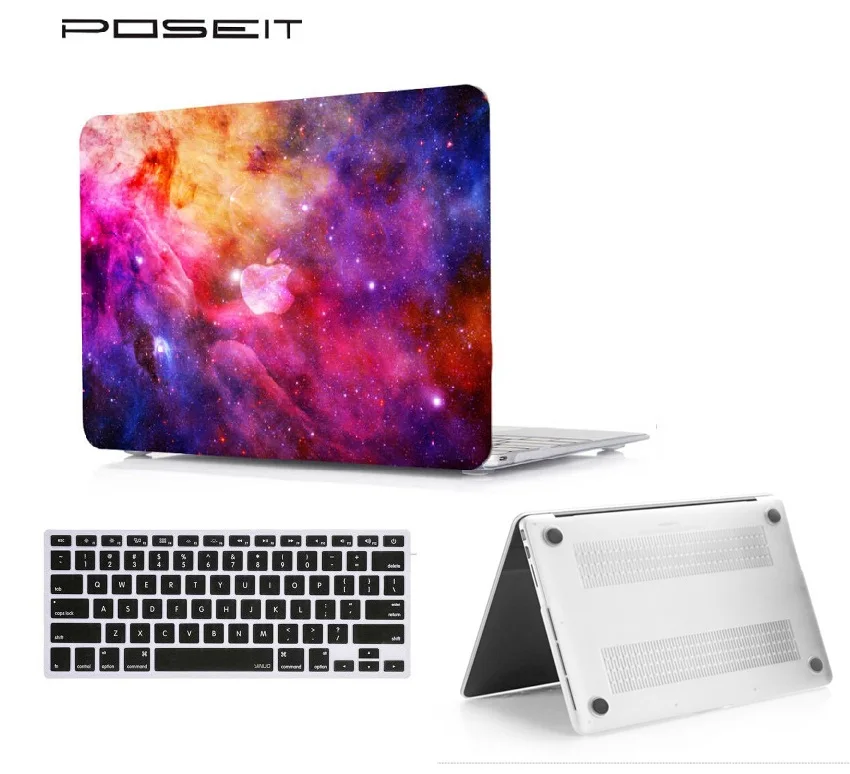 Высококачественный жесткий чехол для Macbook Air Pro 11 12 13 15 дюймов защитный 3