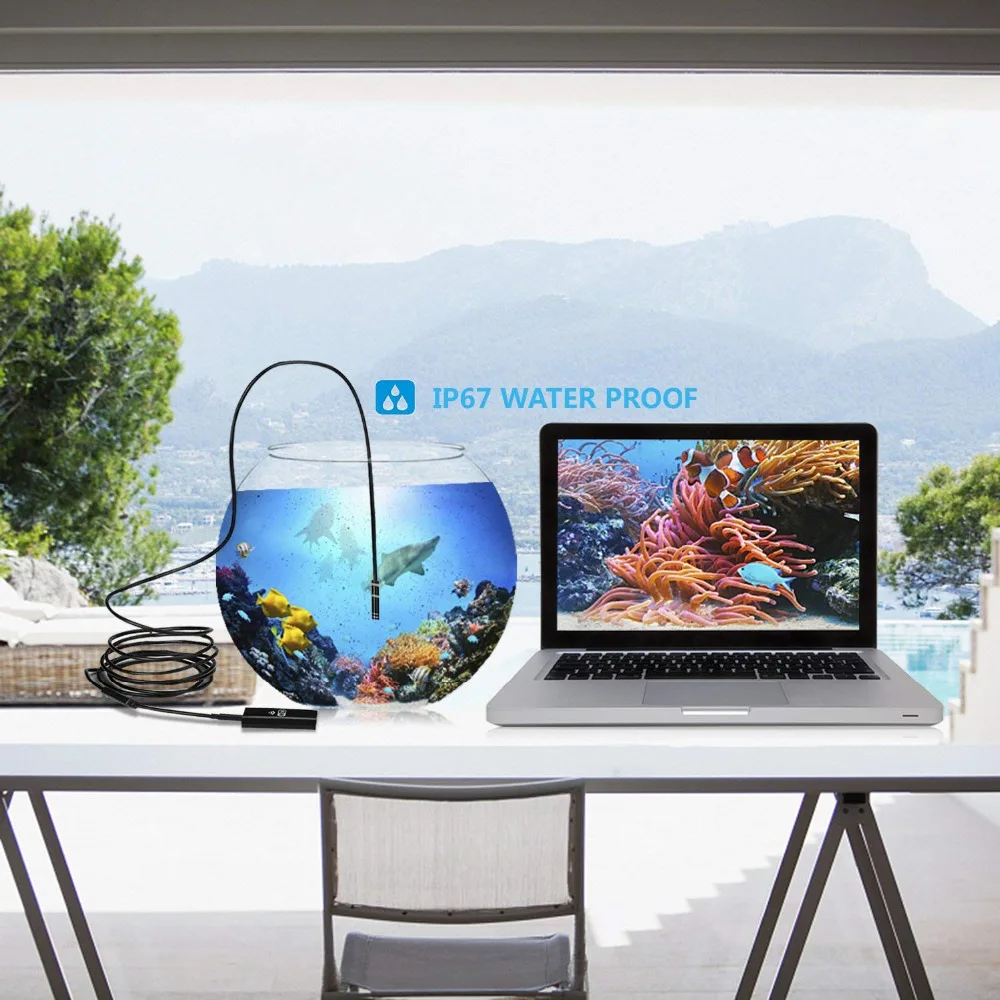 Wi Fi камера эндоскоп Беспроводной usb mini жесткий кабель Полужесткий смотровой
