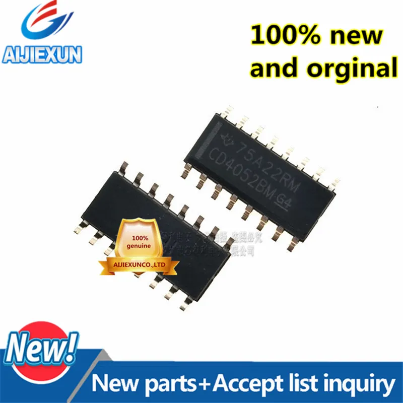 10 шт. 100% оригинальные и новые CD4052BM96 CMOS Аналоговые мультиплексоры/демплексоры с