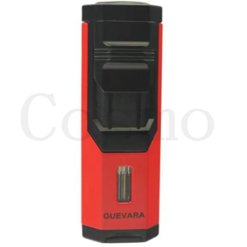 Guevara Новинка ветрозащитная Одиночная Зажигалка для сигары античный факел прямо в