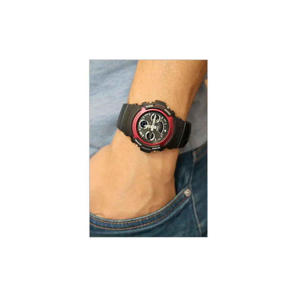 Наручные часы Casio AW 591 4A мужские кварцевые|Мужские спортивные часы| |