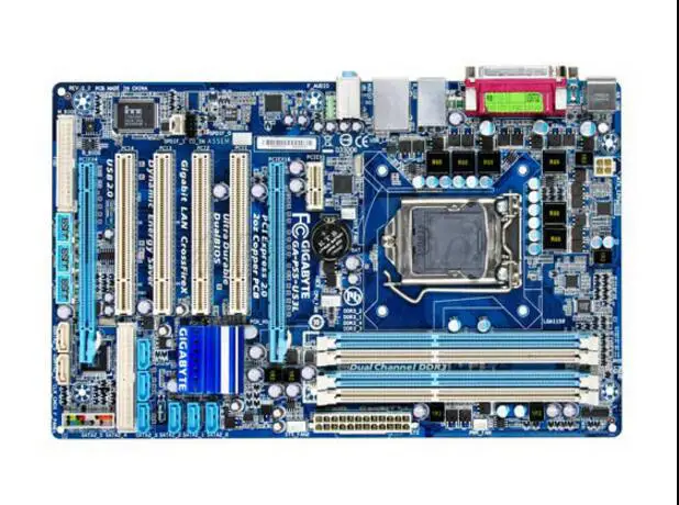 Оригинальная десктопная Материнская плата Gigabyte GA P55 US3L H55 LGA 1156 i5 i7 DDR3 16G ATX 100%