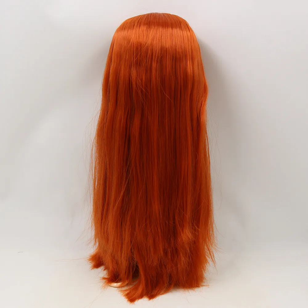 232 RBL Scalp 1/6 Blyth кукольные парики, включая жесткий эндоконский купол с взрыва/без челки бахрома мягкие прямые волосы серии 1 - Цвет: 232