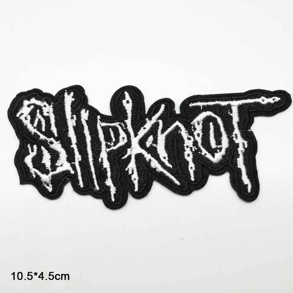 slipnot Рок-н-ролл Музыка рок-аут Майкл Джексон принц Железный на вышитые одежды патчи для одежды музыкальная группа - Цвет: slipnot