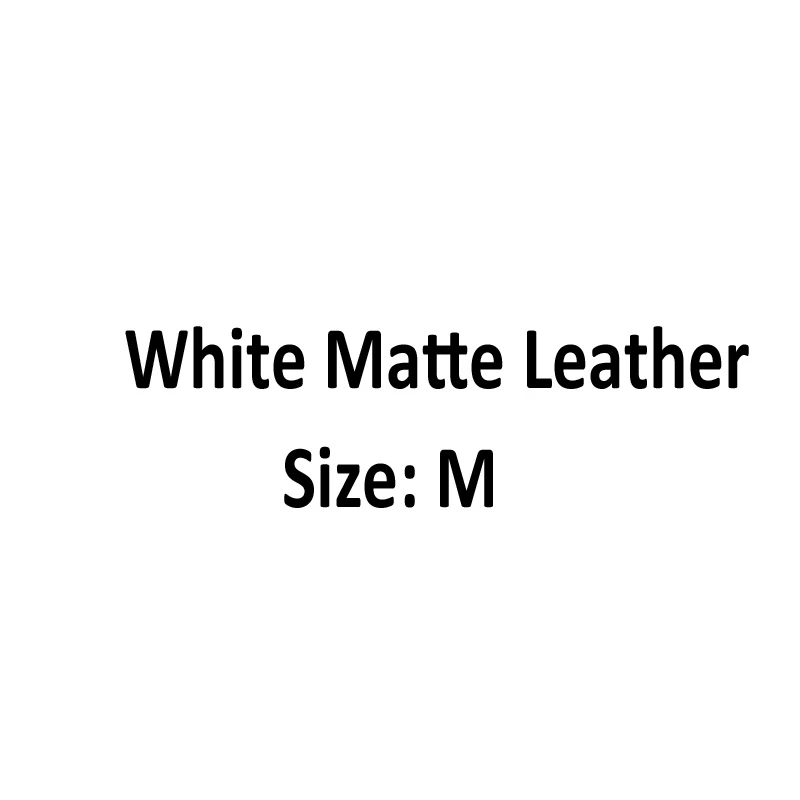 M WhiteMatteLeather BSAID/туфли на высоком каблуке; декорированные шнурки на ремне из искусственной кожи с пряжкой и регулируемым ремешком; женские сандалии на плоской подошве из матовой кожи - Цвет: M WhiteMatteLeather