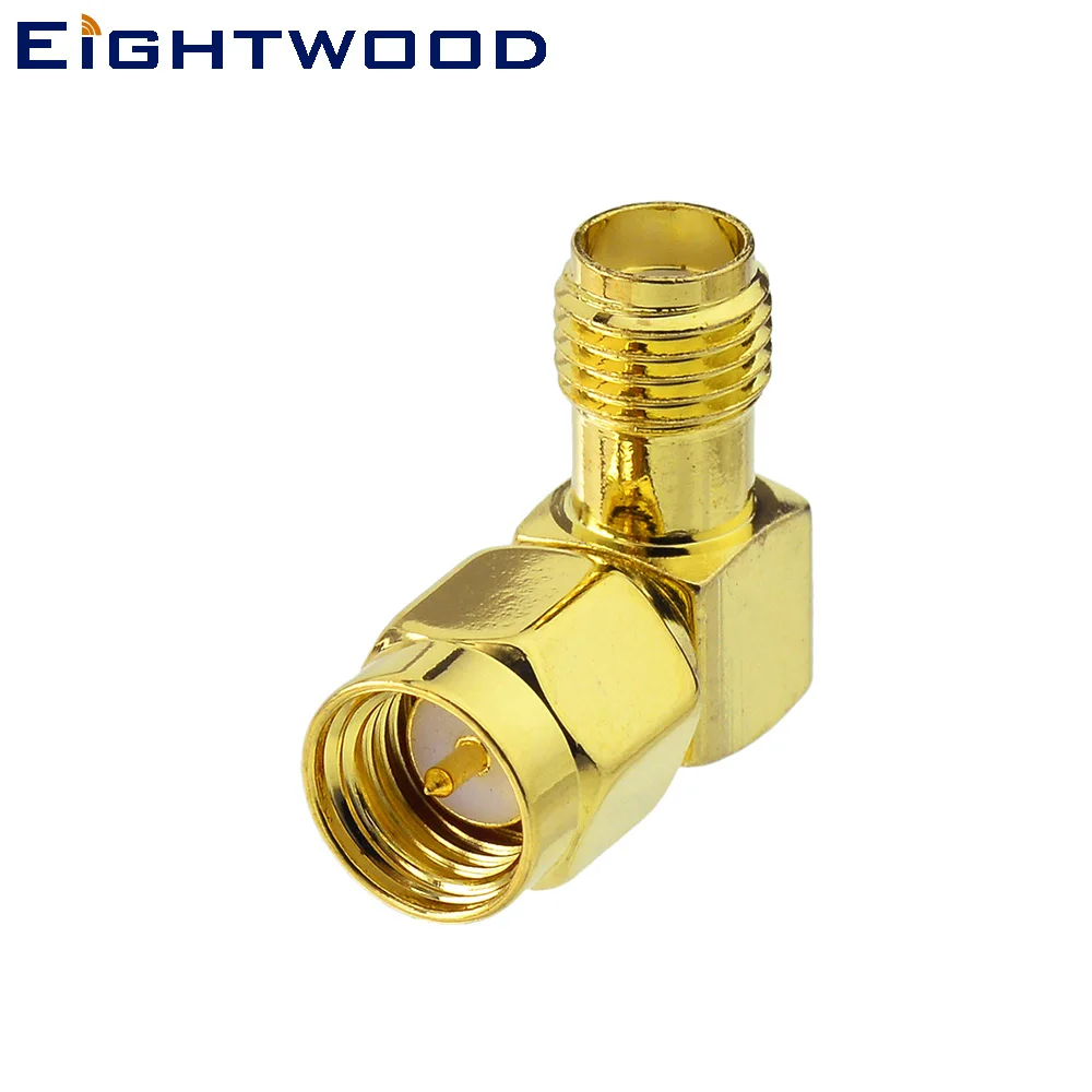 Eightwood SMA в RF коаксиальный адаптер разъем гнездо штекер коннектор прямой угол для