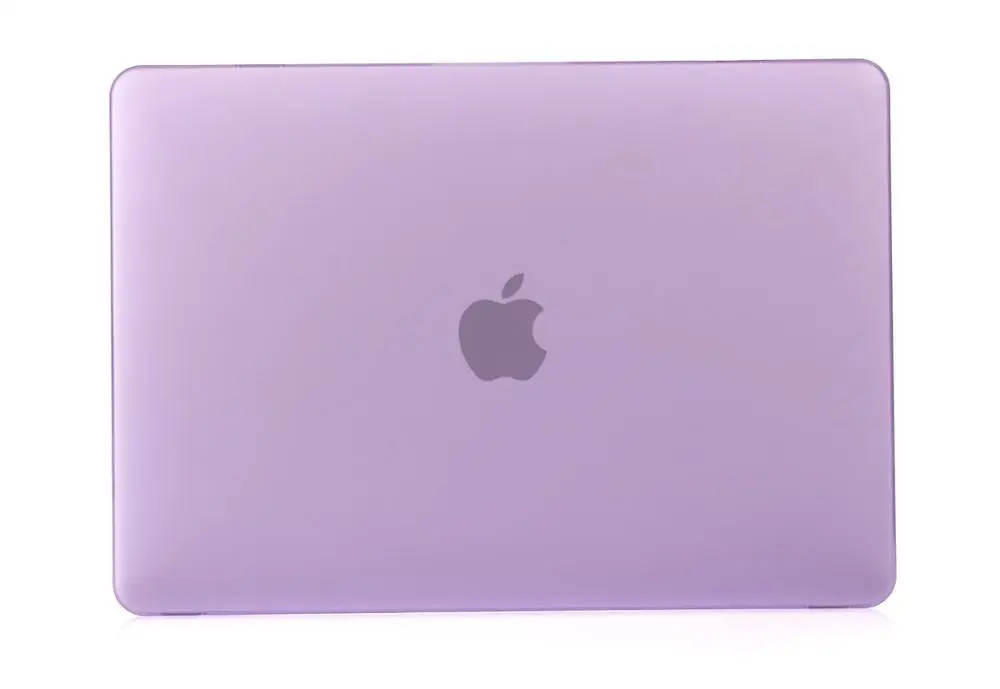 Light purple Ноутбук чехол s для MacBook retina pro16/13/15 дюймов A2141 A1502 A1398 A1466 A1278 для apple Тетрадь чехол жесткий корпус Матовые чехлы - Цвет: Light purple