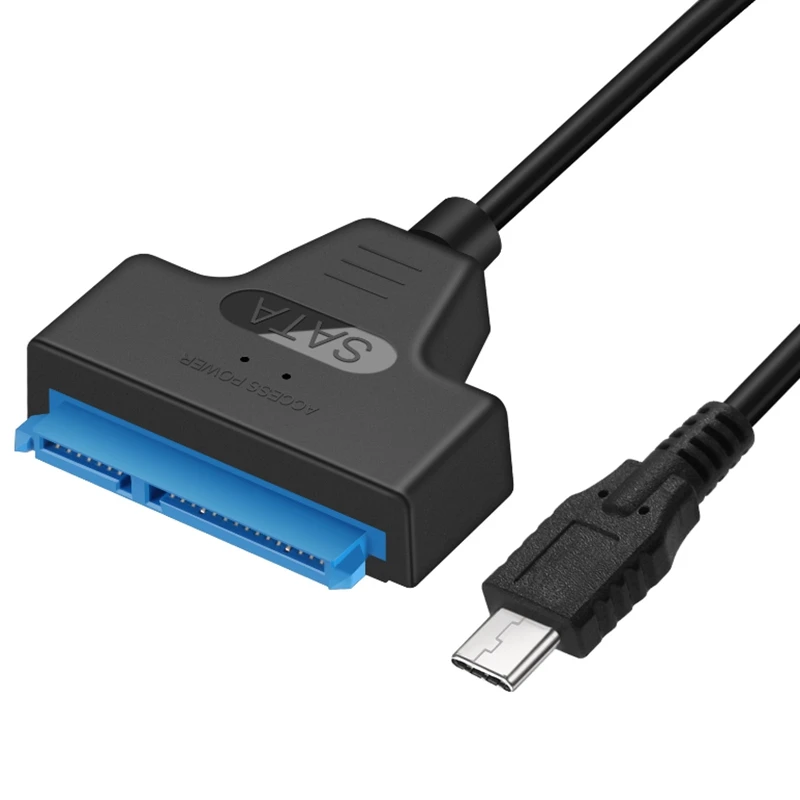 3 шт. Тип C3.1 SATA III 22Pin 7 + 15pin для 2 5 дюймов SSD HDD адаптер ThunderBolt способны Синий