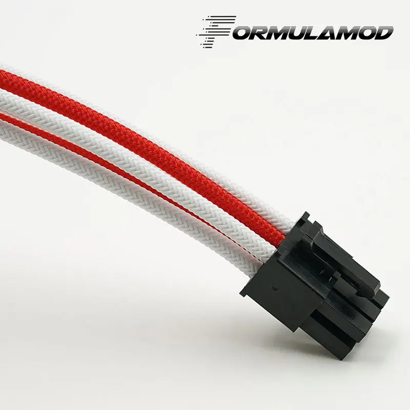FormulaMod Fm-PCI6P-D, PCI-E 6Pin GPU удлинитель питания, материнская плата 18AWG 6Pin многоцветные соответствующие кабели расширения