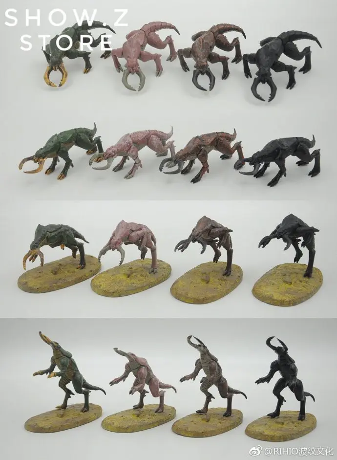 [Show. Z Store] Rihio Multiabyss Alien Beast серия 1/60 набор из 4 фигурок w/2 основы фигурка|Наборы для