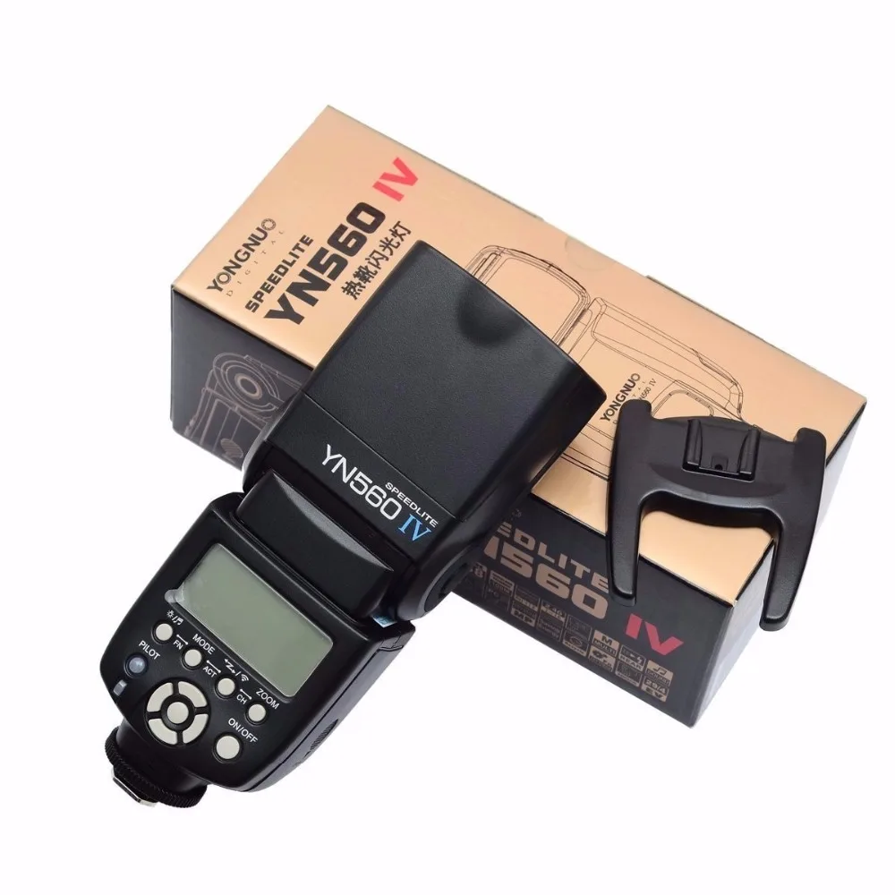 YONGNUO YN560 IV Wireless Flash Speedlite Master Built-in Trigger System for Canon Nikon Pentax Olympus Fujifilm Panasonic | Электроника