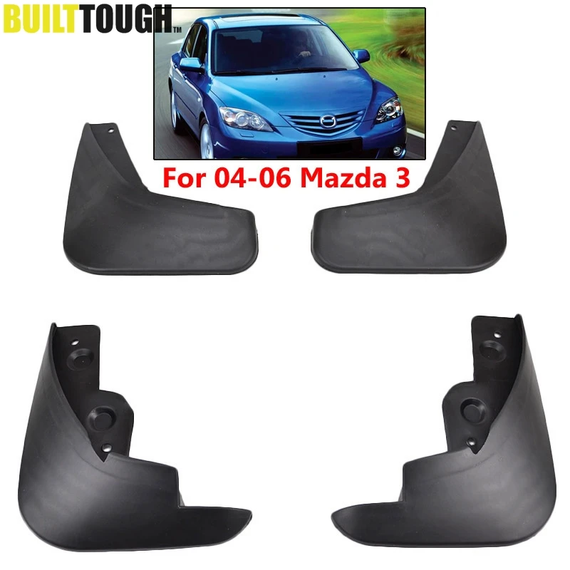 Передние Задние Автомобильные Брызговики для Mazda 3 i Sedan 2004 2005 2006 предподтяжка лица Брызговики крыло брызговиков
