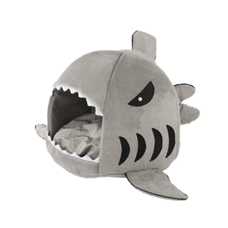 Симпатичный домик для собак Размер M/L акула форма мыши Лежанка домашних животных