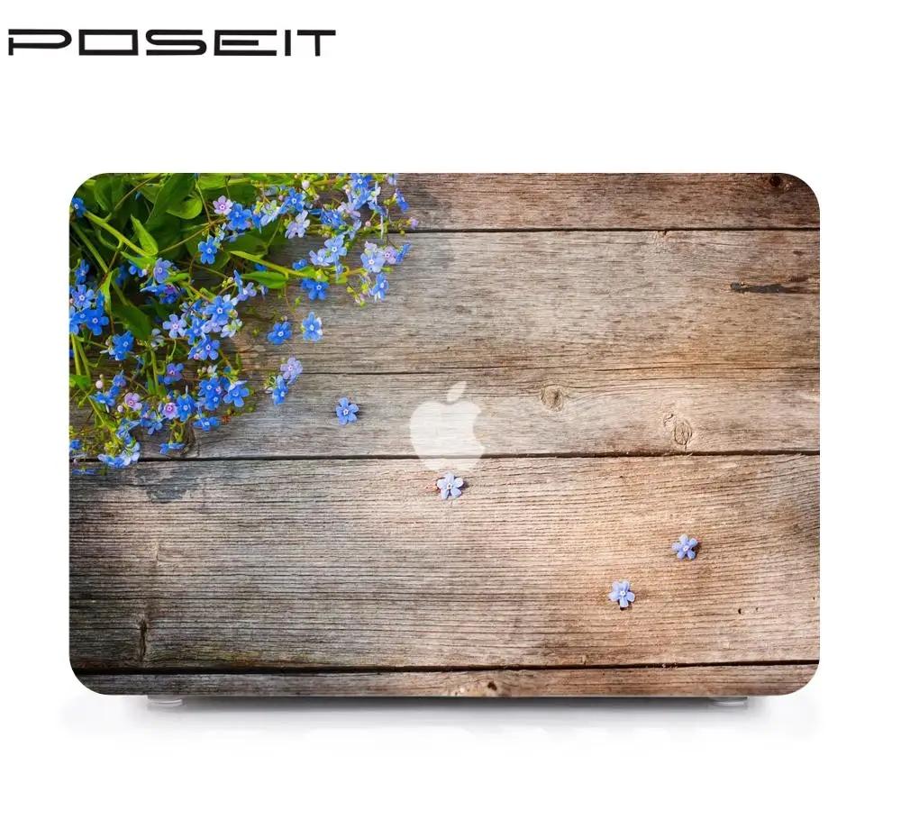 Цветной чехол для Apple Macbook Air 13 &quotA1369 A1466 Mac book 11 6 3 15 4 16 Жесткий Чехол дерево цвет