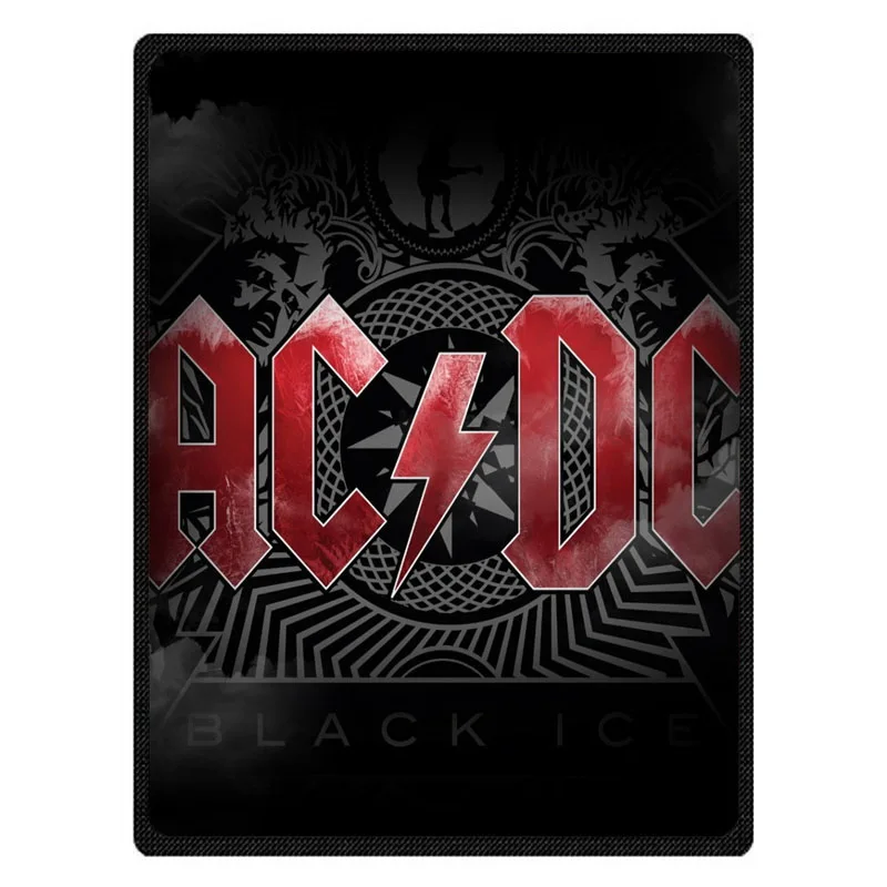 Теплое Флисовое одеяло AC DC супермягкая фланелевая подкладка для