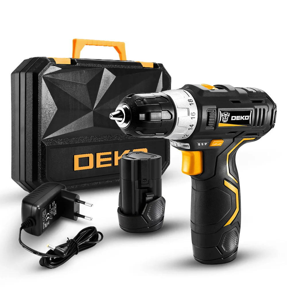 DEKO GCD12DU3 12 V MAX Беспроводная сверлильная электрическая отвертка гравер Мини дрель