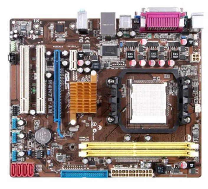 Для ASUS M4N78 AM оригинальный использоваться для настольных ПК Разъем AM2 DDR2 USB2.0