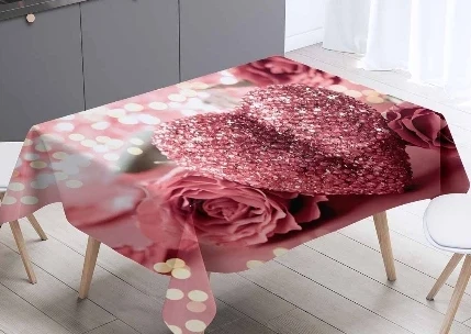 Еще скатерть с рисунком розовых деревьев цветов Листьев дерева 3d моющаяся
